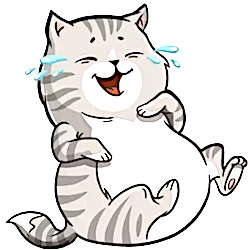 cat lauugh icon