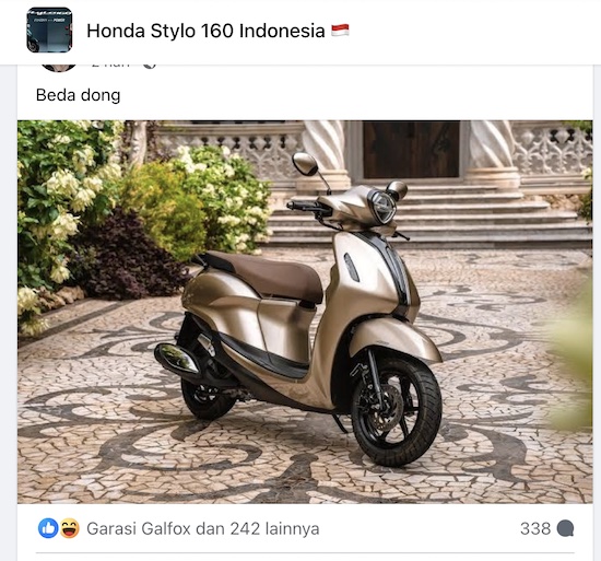 Forum Honda Stylo 160