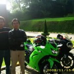Di Bogor,… two Bloggerz ride together …!!!
