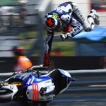 Jorge Lorenzo crash di Sachsenring,… harapan Yamaha tinggal Rossi …!!!