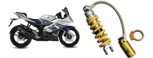 Yamaha R15 Ohlins banner